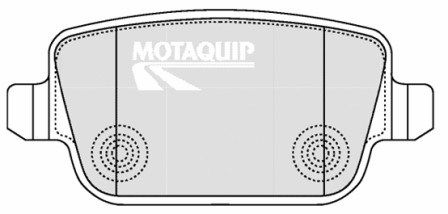MOTAQUIP Комплект тормозных колодок, дисковый тормоз LVXL1294