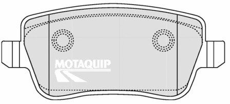 MOTAQUIP Комплект тормозных колодок, дисковый тормоз LVXL1301