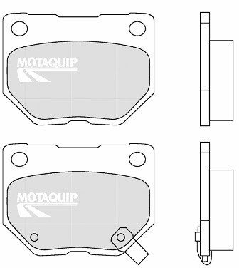 MOTAQUIP Комплект тормозных колодок, дисковый тормоз LVXL1324