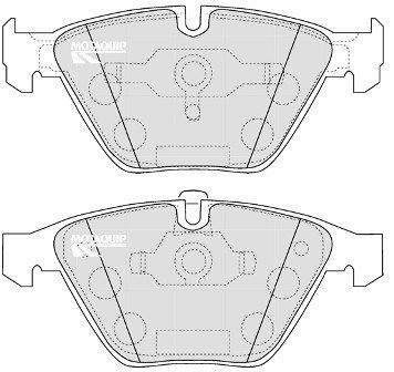 MOTAQUIP Комплект тормозных колодок, дисковый тормоз LVXL1332