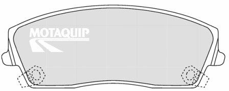 MOTAQUIP Комплект тормозных колодок, дисковый тормоз LVXL1347