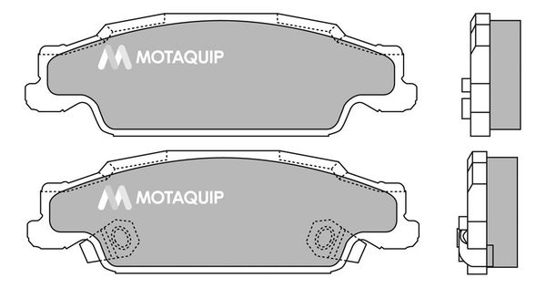 MOTAQUIP Комплект тормозных колодок, дисковый тормоз LVXL1377