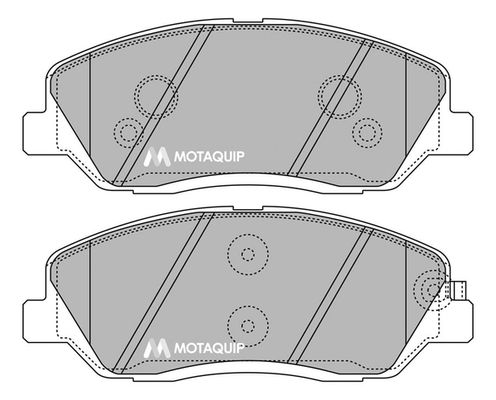 MOTAQUIP Комплект тормозных колодок, дисковый тормоз LVXL1388