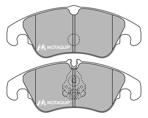 MOTAQUIP Комплект тормозных колодок, дисковый тормоз LVXL1401