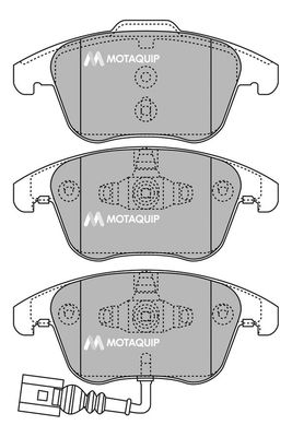 MOTAQUIP Комплект тормозных колодок, дисковый тормоз LVXL1405