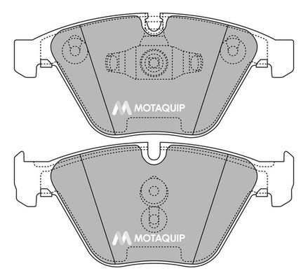 MOTAQUIP Комплект тормозных колодок, дисковый тормоз LVXL1411