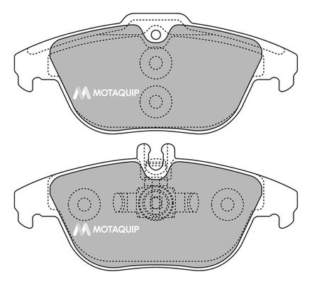 MOTAQUIP Piduriklotsi komplekt,ketaspidur LVXL1425