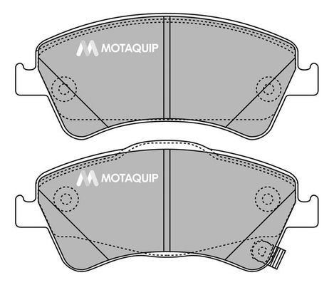 MOTAQUIP Piduriklotsi komplekt,ketaspidur LVXL1432