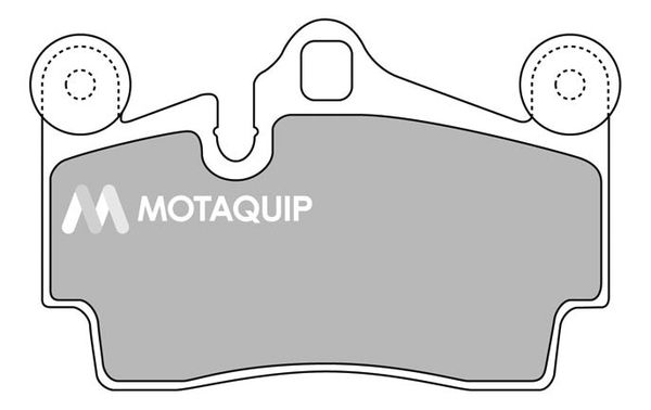 MOTAQUIP Комплект тормозных колодок, дисковый тормоз LVXL1433