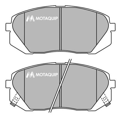 MOTAQUIP Комплект тормозных колодок, дисковый тормоз LVXL1452
