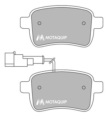 MOTAQUIP Комплект тормозных колодок, дисковый тормоз LVXL1676