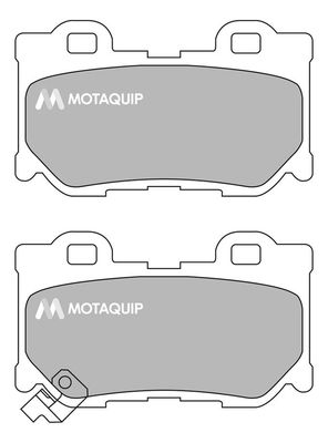 MOTAQUIP Комплект тормозных колодок, дисковый тормоз LVXL1692