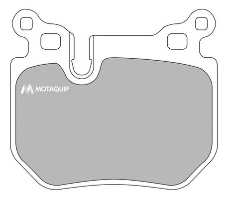 MOTAQUIP Комплект тормозных колодок, дисковый тормоз LVXL1699