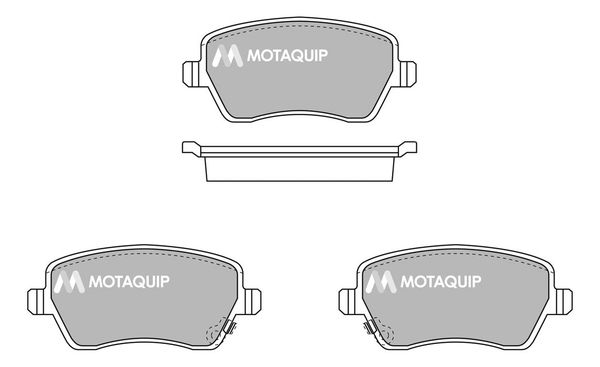 MOTAQUIP Piduriklotsi komplekt,ketaspidur LVXL1710