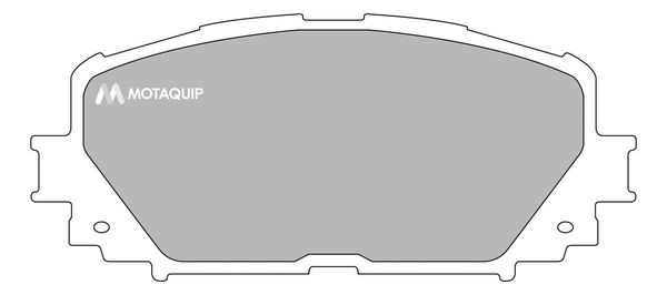 MOTAQUIP Комплект тормозных колодок, дисковый тормоз LVXL1726
