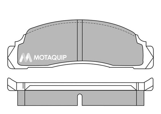 MOTAQUIP Комплект тормозных колодок, дисковый тормоз LVXL192