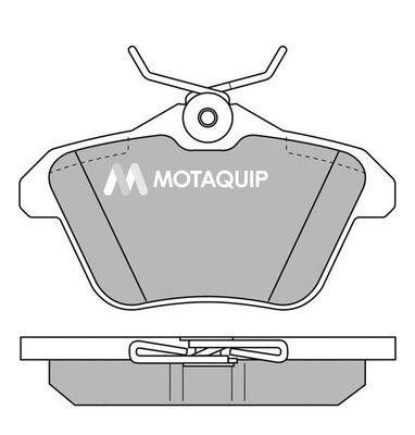 MOTAQUIP Комплект тормозных колодок, дисковый тормоз LVXL193