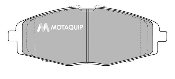 MOTAQUIP Комплект тормозных колодок, дисковый тормоз LVXL260