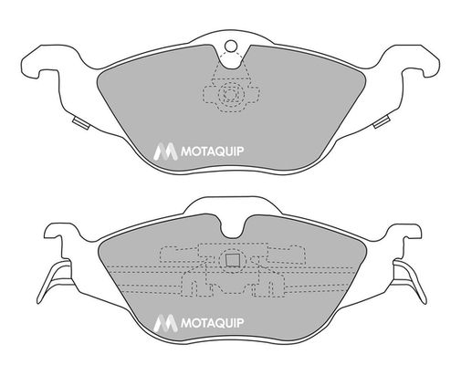 MOTAQUIP Комплект тормозных колодок, дисковый тормоз LVXL287