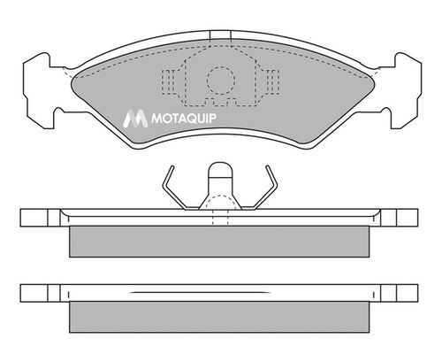 MOTAQUIP Piduriklotsi komplekt,ketaspidur LVXL310