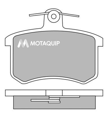 MOTAQUIP Комплект тормозных колодок, дисковый тормоз LVXL394