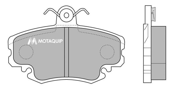 MOTAQUIP Комплект тормозных колодок, дисковый тормоз LVXL413