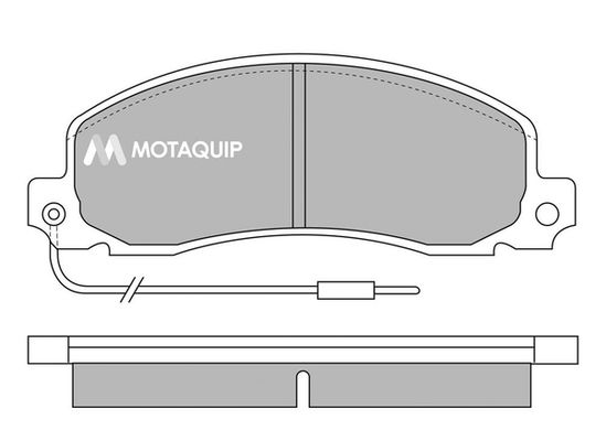 MOTAQUIP Комплект тормозных колодок, дисковый тормоз LVXL442