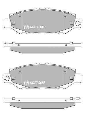 MOTAQUIP Комплект тормозных колодок, дисковый тормоз LVXL444