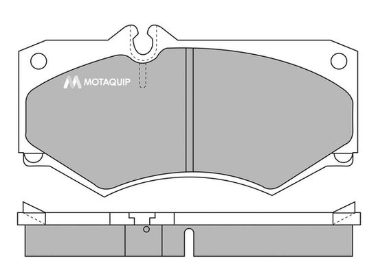 MOTAQUIP Комплект тормозных колодок, дисковый тормоз LVXL448