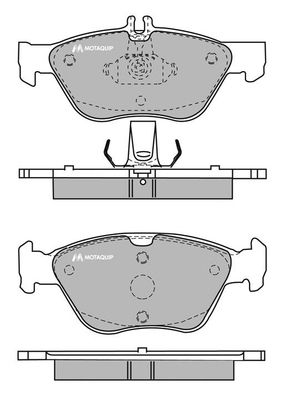 MOTAQUIP Комплект тормозных колодок, дисковый тормоз LVXL467