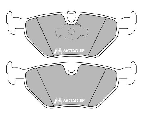 MOTAQUIP Комплект тормозных колодок, дисковый тормоз LVXL492