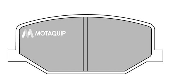 MOTAQUIP Комплект тормозных колодок, дисковый тормоз LVXL528