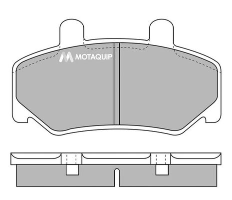MOTAQUIP Комплект тормозных колодок, дисковый тормоз LVXL537