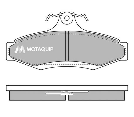 MOTAQUIP Комплект тормозных колодок, дисковый тормоз LVXL545