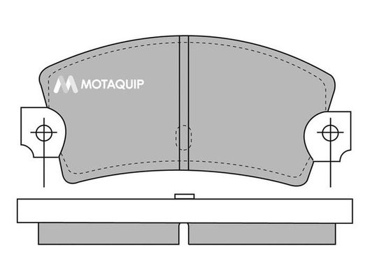 MOTAQUIP Комплект тормозных колодок, дисковый тормоз LVXL568