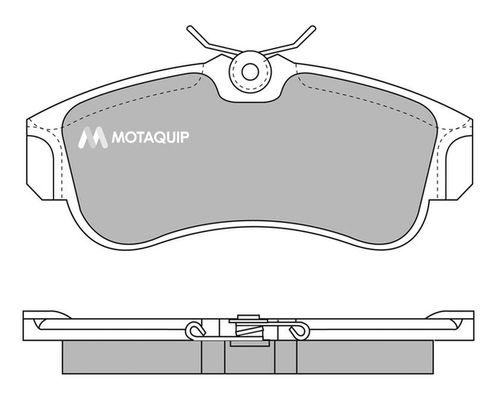 MOTAQUIP Комплект тормозных колодок, дисковый тормоз LVXL597