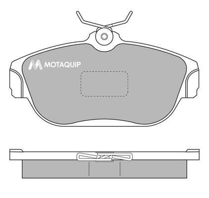 MOTAQUIP Комплект тормозных колодок, дисковый тормоз LVXL618