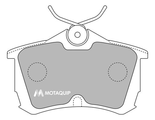 MOTAQUIP Piduriklotsi komplekt,ketaspidur LVXL620