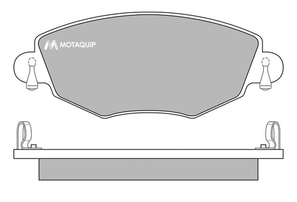 MOTAQUIP Комплект тормозных колодок, дисковый тормоз LVXL650
