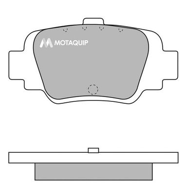 MOTAQUIP Комплект тормозных колодок, дисковый тормоз LVXL663