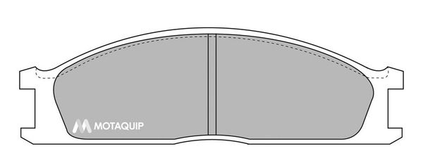 MOTAQUIP Комплект тормозных колодок, дисковый тормоз LVXL687
