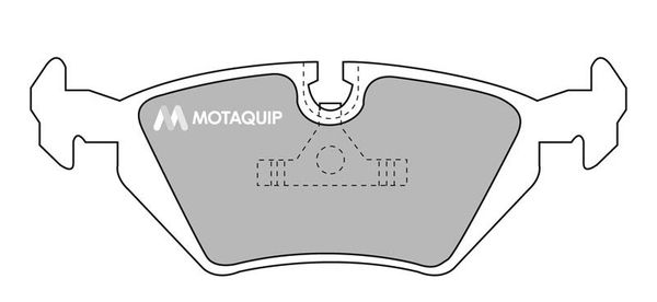 MOTAQUIP Комплект тормозных колодок, дисковый тормоз LVXL700