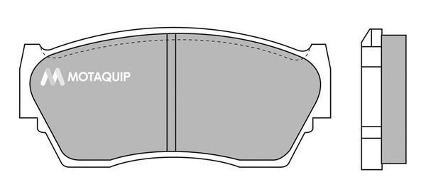 MOTAQUIP Комплект тормозных колодок, дисковый тормоз LVXL713