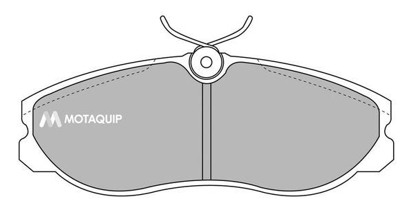 MOTAQUIP Piduriklotsi komplekt,ketaspidur LVXL724