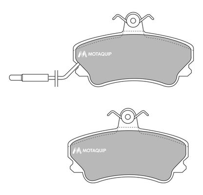 MOTAQUIP Комплект тормозных колодок, дисковый тормоз LVXL730