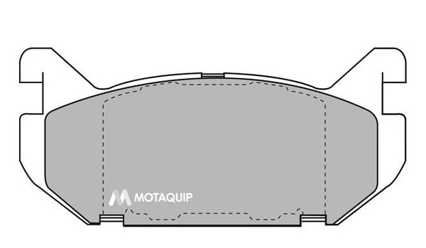 MOTAQUIP Комплект тормозных колодок, дисковый тормоз LVXL768