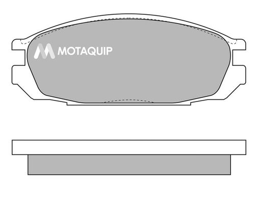 MOTAQUIP Комплект тормозных колодок, дисковый тормоз LVXL800