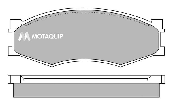 MOTAQUIP Комплект тормозных колодок, дисковый тормоз LVXL900
