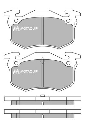 MOTAQUIP Piduriklotsi komplekt,ketaspidur LVXL976