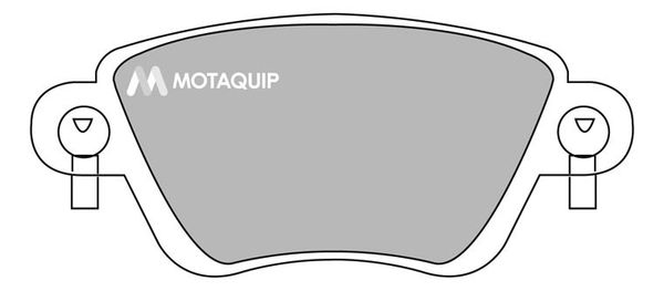 MOTAQUIP Комплект тормозных колодок, дисковый тормоз LVXL997